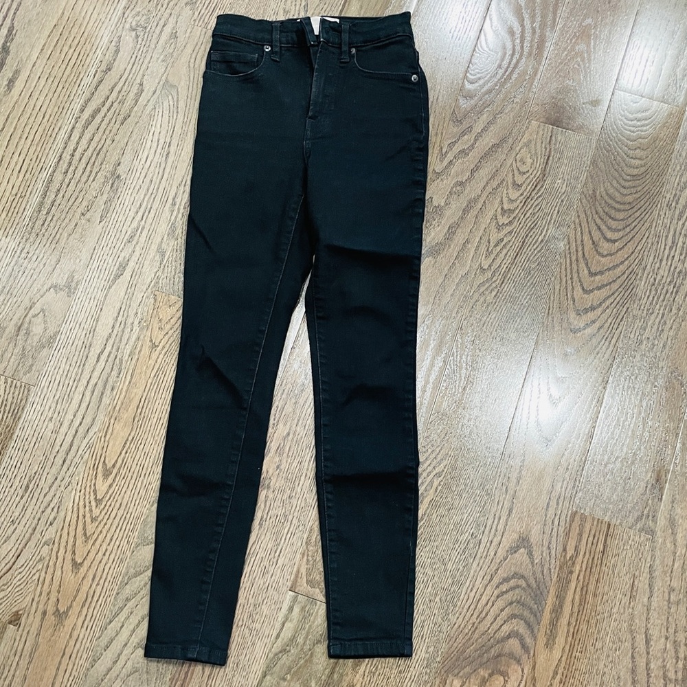 Everlane highraise skinny black jeans